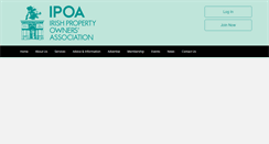 Desktop Screenshot of ipoa.ie